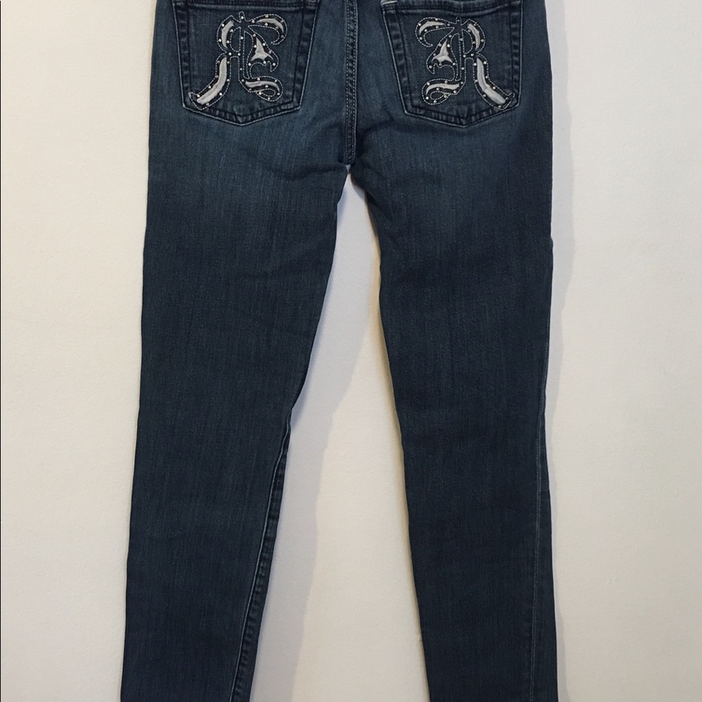 Rock & Republic Jeans 25 x 29 embellished - Picture 2 of 8